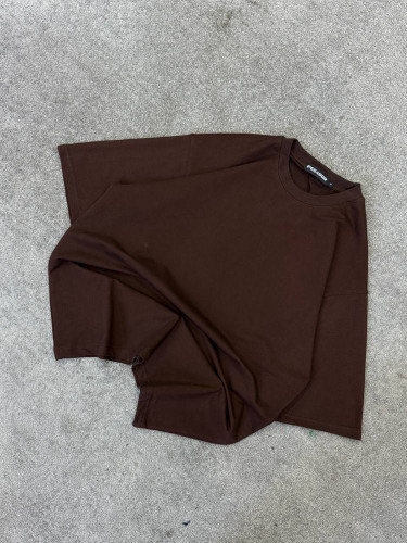 خرید تیشرت قهوه ای ساده